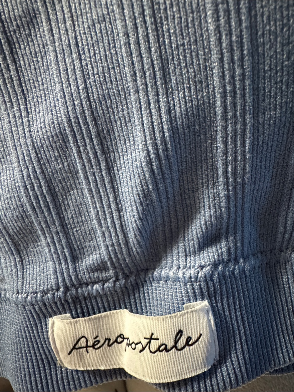 NWT AEROPOSTALE 2 PK CORNFLOWER BLUE & WHITE BRA SETS - Picture 2 of 5